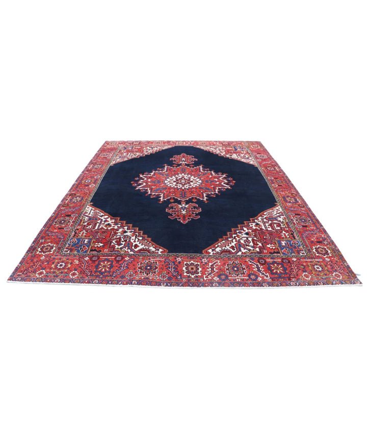 Persian Heriz Rug 8' 10" x 10' 11" Hand-Knotted | No. AT51155