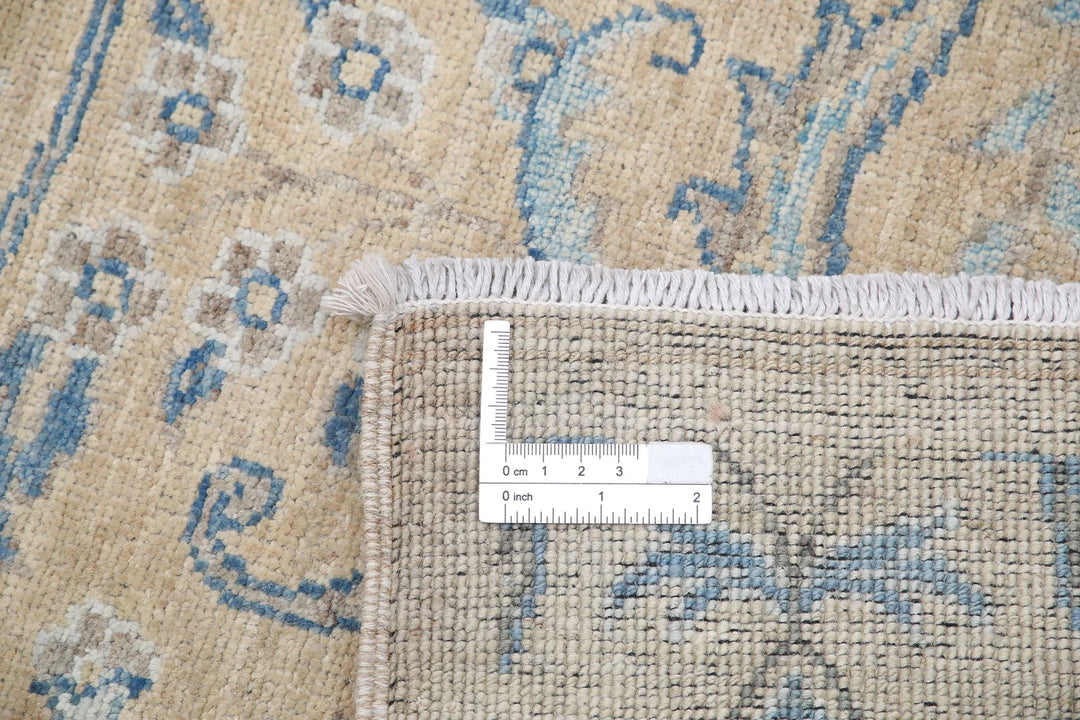 Blue Afghan Oriental Rug 8' 11" x 12' 1" Hand-Knotted | No. AT51291