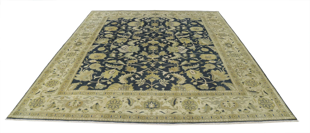 Indian Ziegler Rug 8' 4" x 9' 5" Hand-Knotted | No. AT51321
