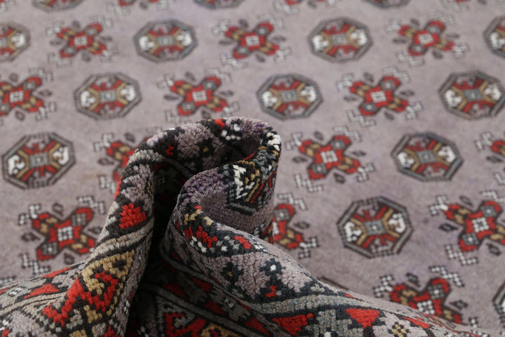 Afghan Revival Rug 6' 7" x 9' 4" Hand-Knotted | No. AT51445