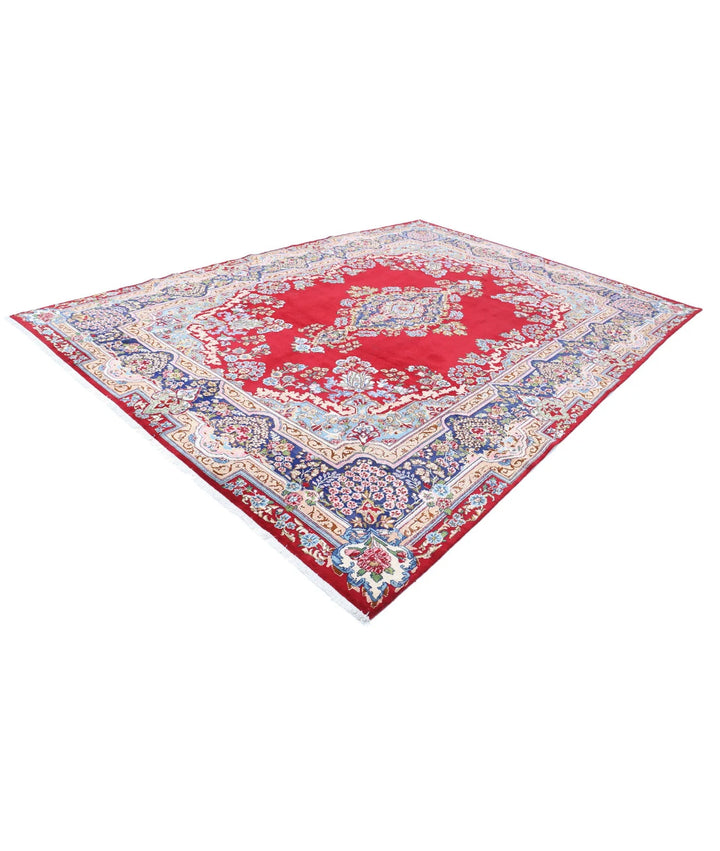 Persian Kerman Rug 9' 6" x 13' 2" Hand-Knotted | No. AT51467