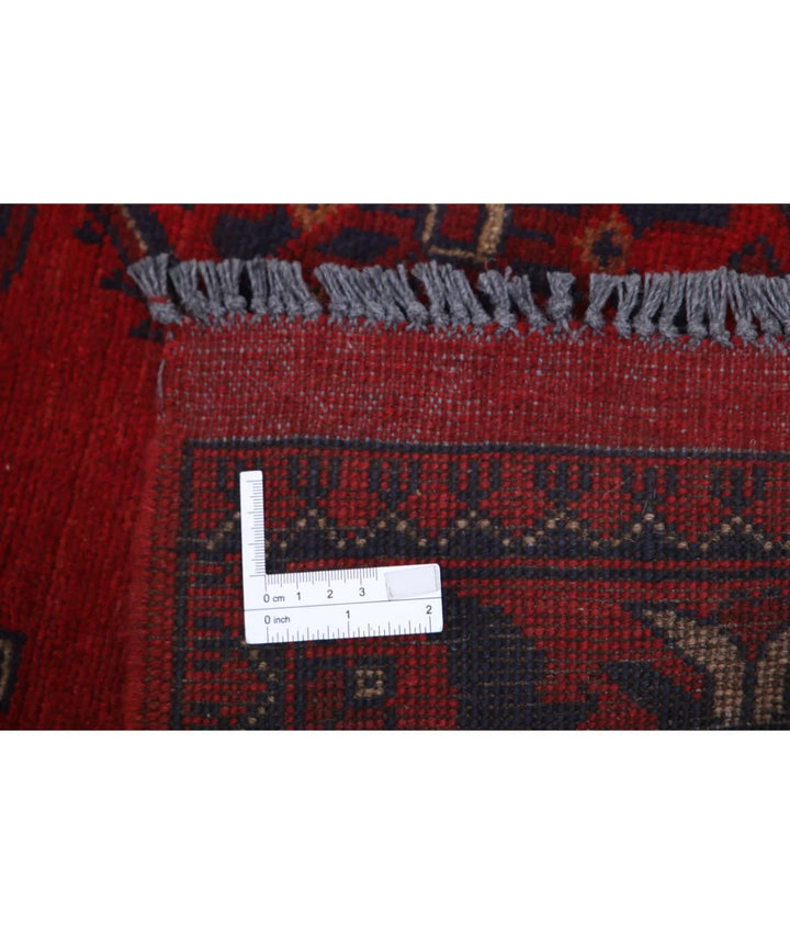 Afghan Khal Muhammadi Rug 3' 3" x 4' 6" Hand-Knotted | No. AT51496