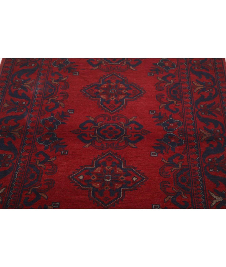Afghan Khal Muhammadi Rug 3' 3" x 4' 6" Hand-Knotted | No. AT51496