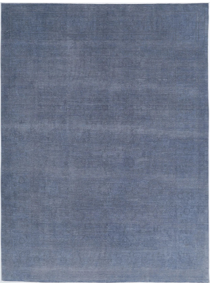 Afghan Overdye Rug 8' 10" x 11' 9" Hand-Knotted | No. AT51608