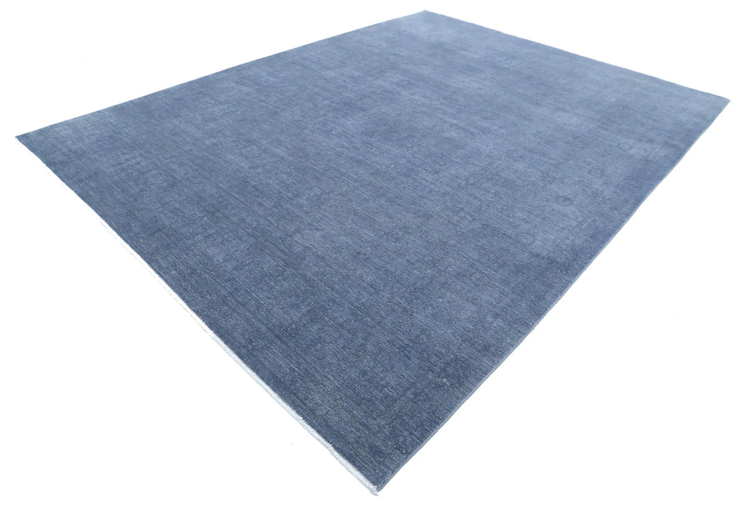 Afghan Overdye Rug 8' 10" x 11' 9" Hand-Knotted | No. AT51608