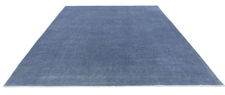 Afghan Overdye Rug 8' 10" x 11' 9" Hand-Knotted | No. AT51608