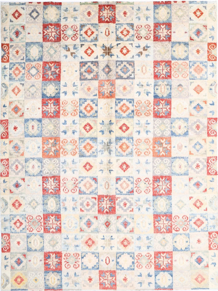 Afghan Tribal Rug 10' 7" x 13' 11" Hand-Knotted | No. AT51712