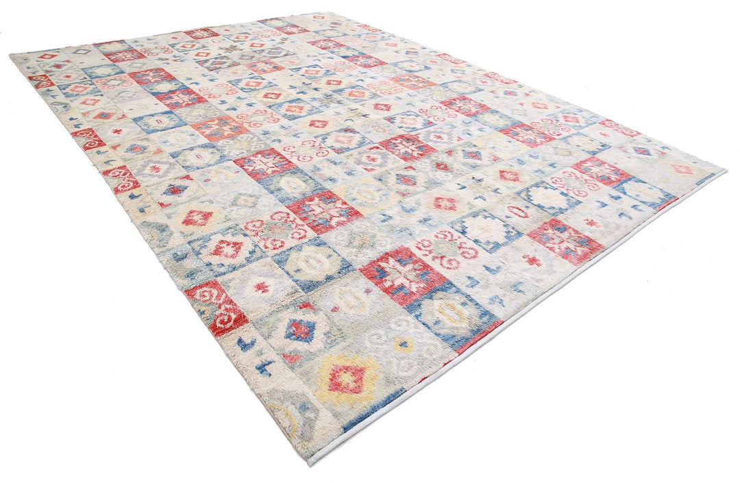 Afghan Tribal Rug 10' 7" x 13' 11" Hand-Knotted | No. AT51712