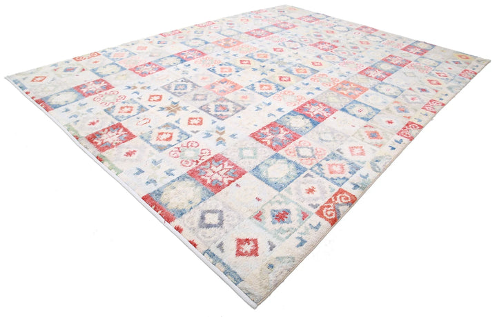 Afghan Tribal Rug 10' 7" x 13' 11" Hand-Knotted | No. AT51712