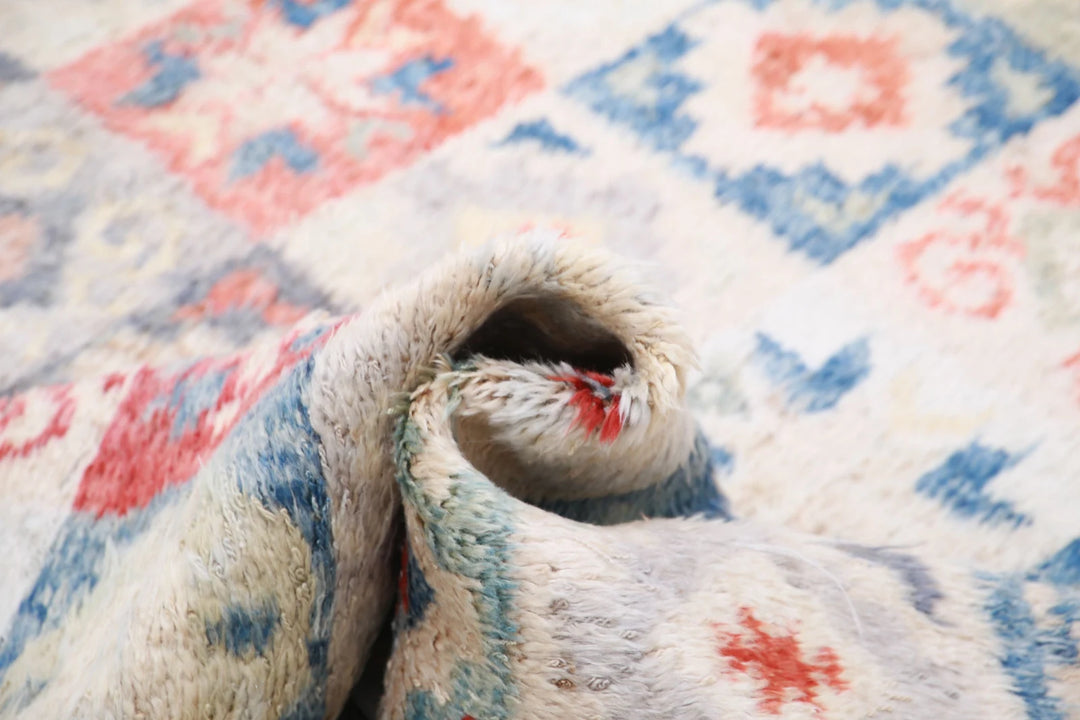 Afghan Tribal Rug 10' 7" x 13' 11" Hand-Knotted | No. AT51712