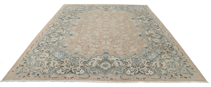 Persian Tabriz Rug 9' 9" x 12' 11" Hand-Knotted | No. AT51713