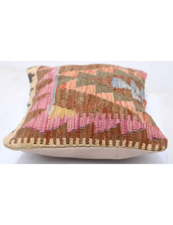 Afghan Tribal Pillow 1' 0" x 1' 5" Hand-Woven | No. AT51827