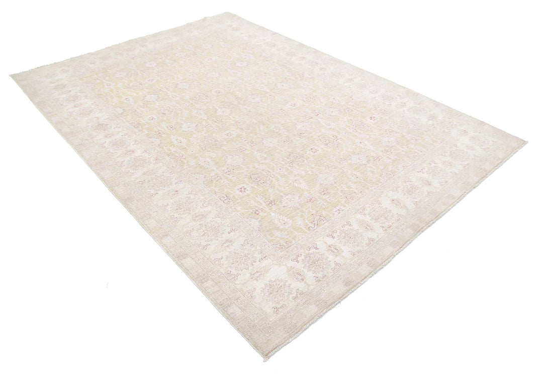 Afghan Serenity Rug 6' 3" x 8' 9" Hand-Knotted | No. AT51990
