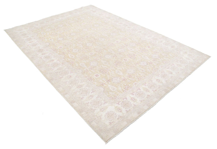Afghan Serenity Rug 6' 3" x 8' 9" Hand-Knotted | No. AT51990