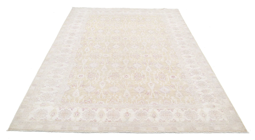 Afghan Serenity Rug 6' 3" x 8' 9" Hand-Knotted | No. AT51990