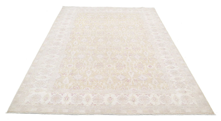 Afghan Serenity Rug 6' 3" x 8' 9" Hand-Knotted | No. AT51990