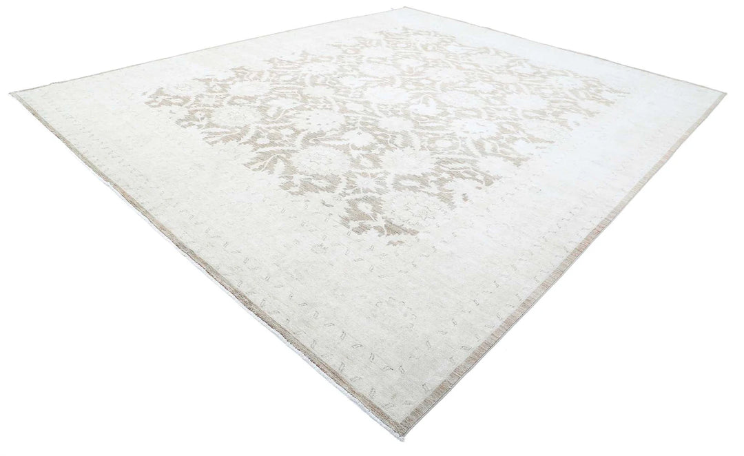Afghan Serenity Rug 12' 0" x 14' 6" Hand-Knotted | No. AT52018