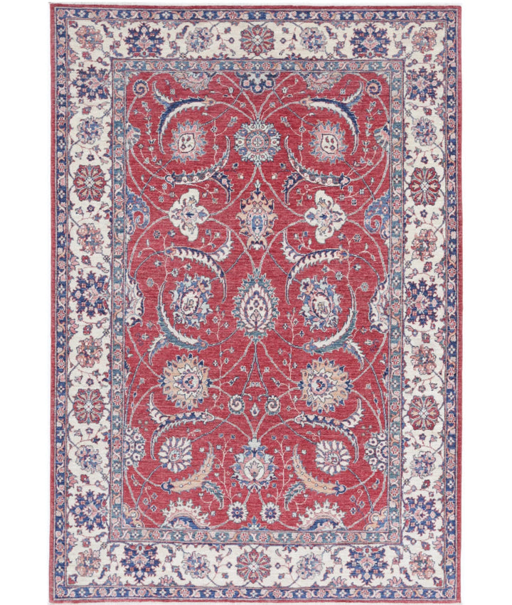 Afghan Ziegler Farhan Rug 5' 4" x 8' 0" Hand-Knotted | No. AT52127