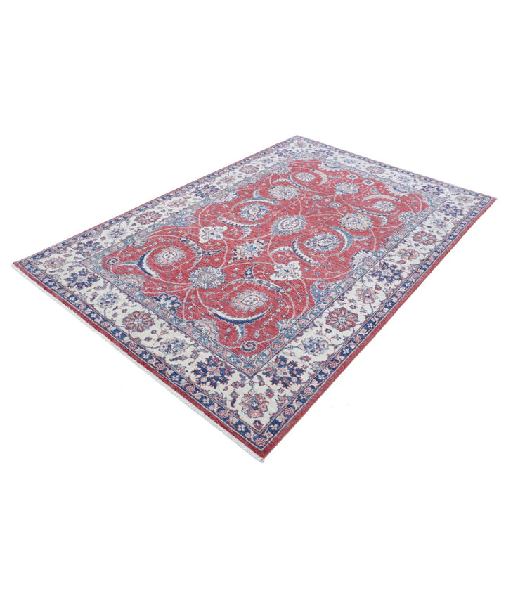 Afghan Ziegler Farhan Rug 5' 4" x 8' 0" Hand-Knotted | No. AT52127
