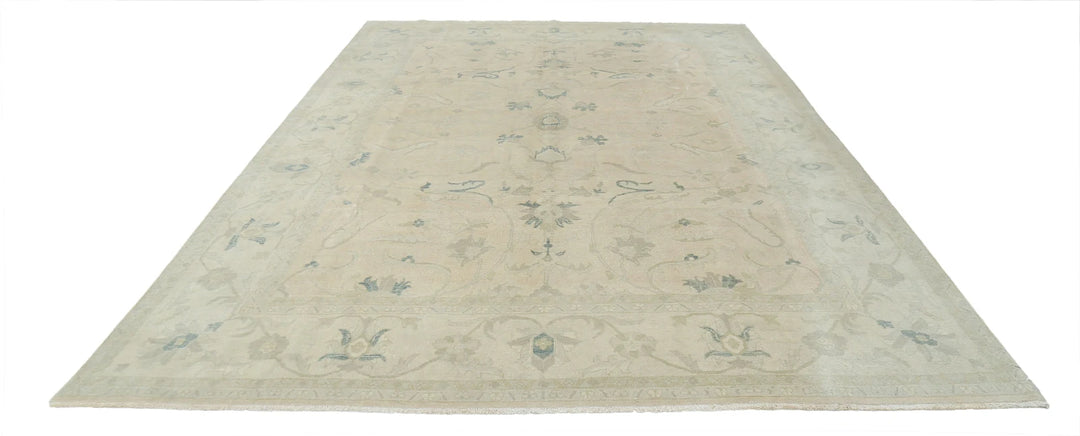 Indian Ziegler Rug 8' 11" x 12' 6" Hand-Knotted | No. AT52200