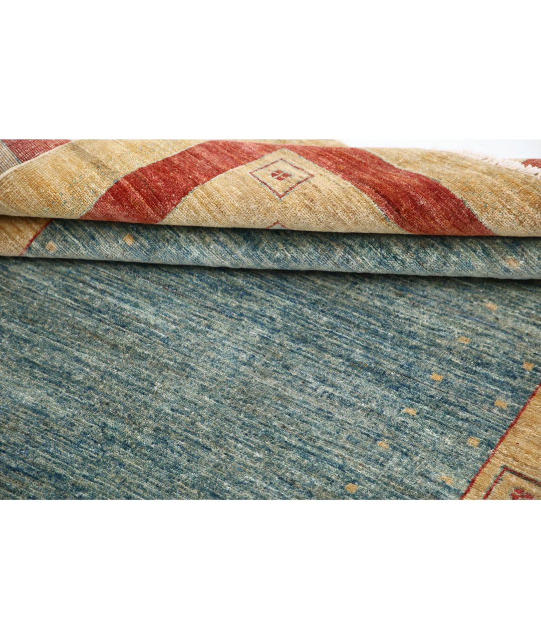 Afghan Modcar Rug 4' 10" x 6' 4" Hand-Knotted | No. AT52297