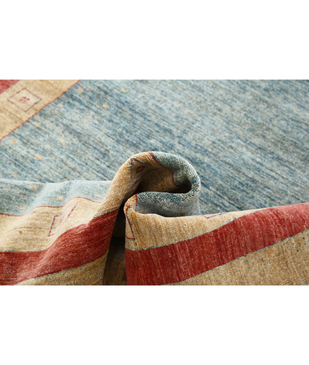 Afghan Modcar Rug 4' 10" x 6' 4" Hand-Knotted | No. AT52297