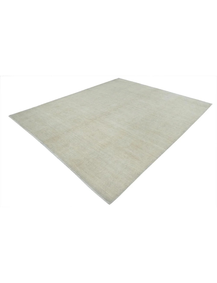 Afghan Tabriz Rug 8' 0" x 9' 6" Hand-Knotted | No. AT52329