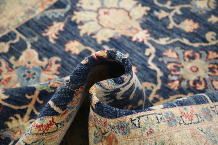 Afghan Ziegler Rug 5' 9" x 7' 6" Hand-Knotted | No. AT52384