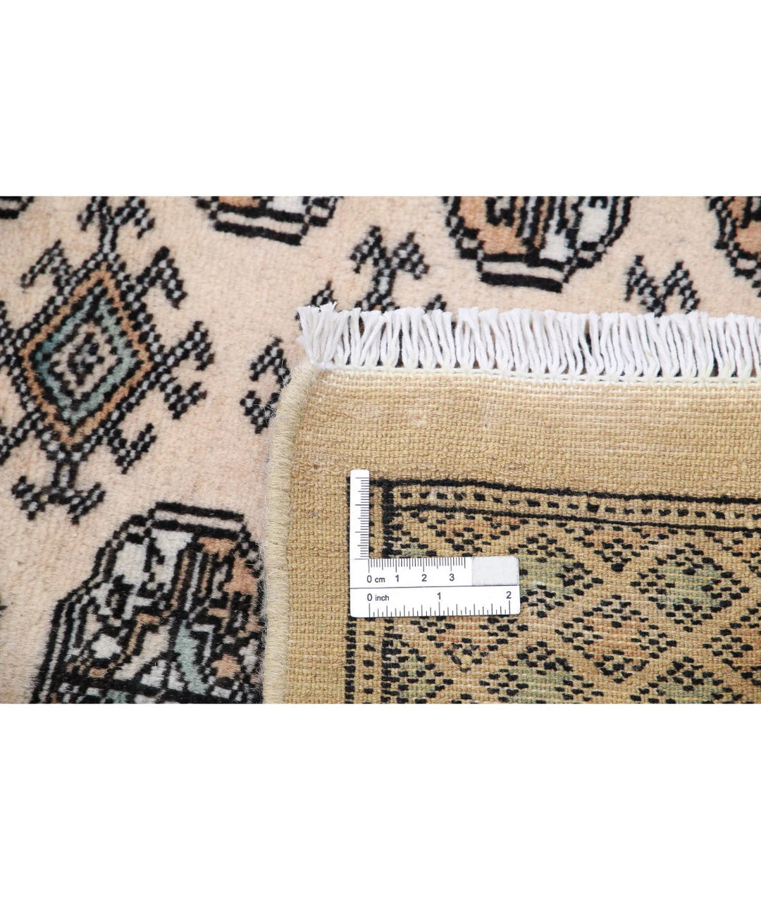 Pakistani Bokhara Rug 7' 10" x 10' 2" Hand-Knotted | No. AT52471