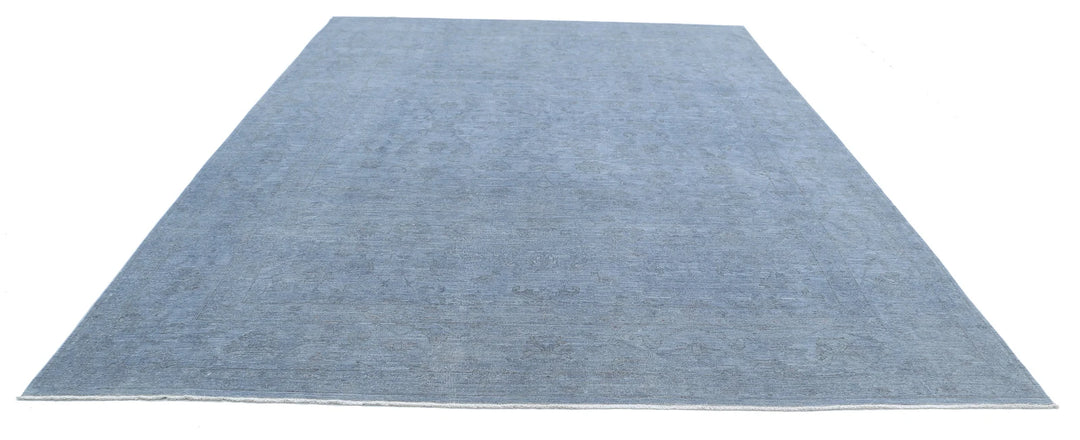 Afghan Overdye Rug 9' 6" x 12' 6" Hand-Knotted | No. AT52492