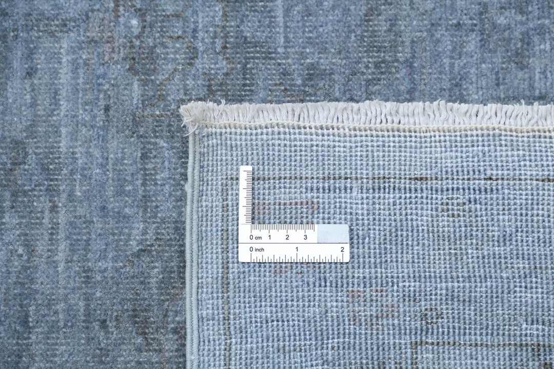 Afghan Overdye Rug 9' 6" x 12' 6" Hand-Knotted | No. AT52492