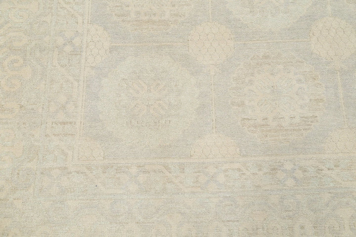 Afghan Khotan Rug 8' 10" x 11' 10" Hand-Knotted | No. AT52518