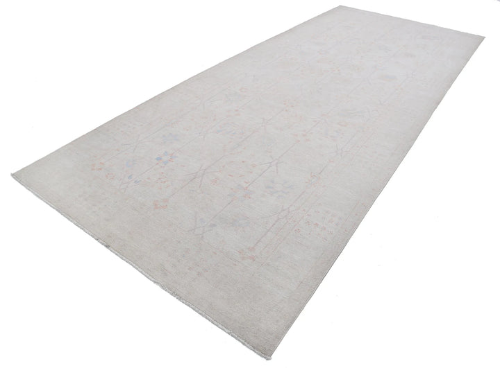 Ivory Afghan Serenity Rug 5' 11" x 14' 2" Hand-Knotted | No. AT52591