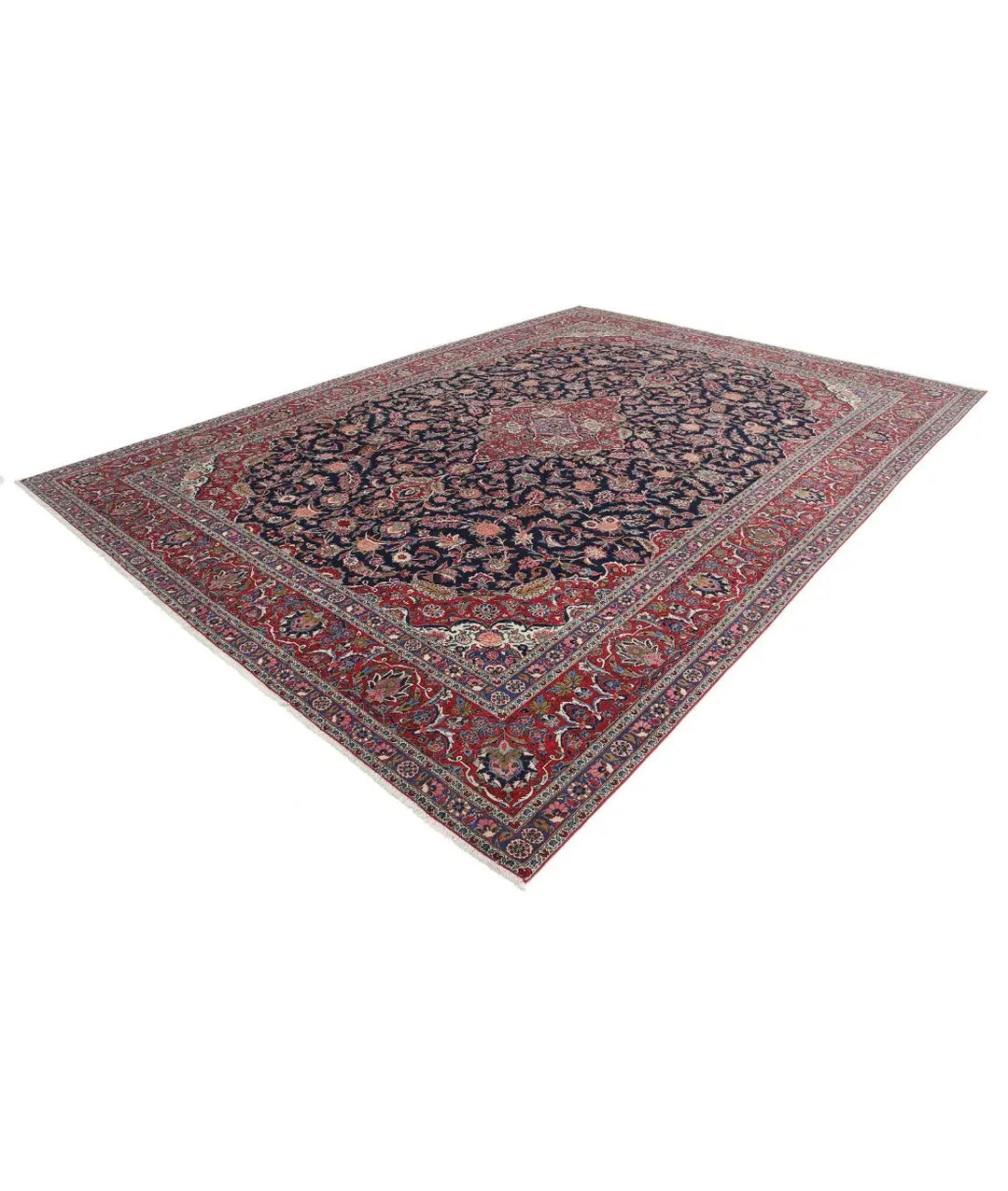 Persian Kashan Rug 10' 4" x 14' 4" Hand-Knotted | No. AT52651