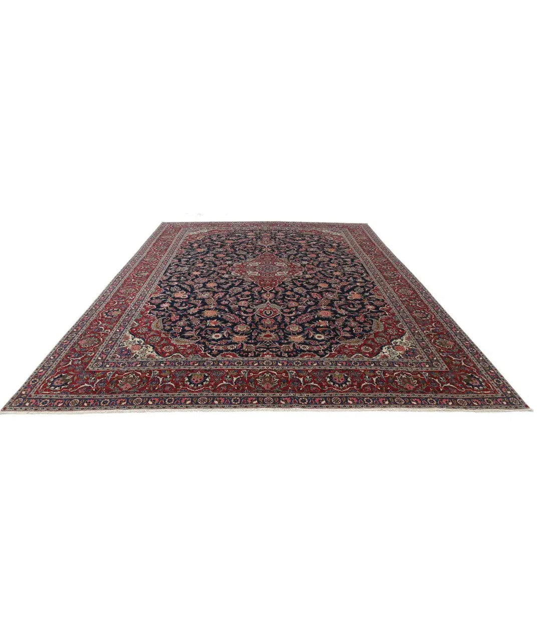 Persian Kashan Rug 10' 4" x 14' 4" Hand-Knotted | No. AT52651