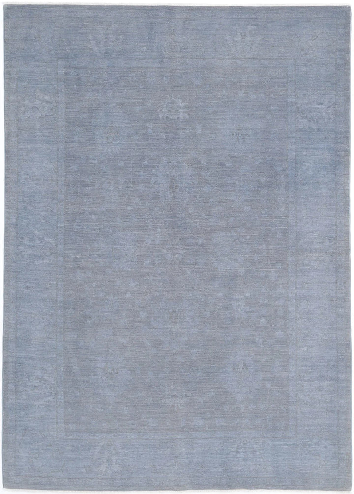 Afghan Overdye Rug 5' 11" x 8' 6" Hand-Knotted | No. AT52667