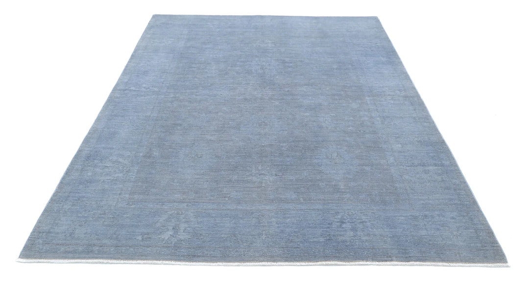 Afghan Overdye Rug 5' 11" x 8' 6" Hand-Knotted | No. AT52667