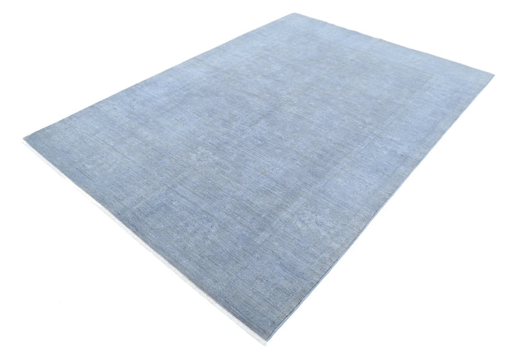 Afghan Overdye Rug 5' 11" x 8' 6" Hand-Knotted | No. AT52667