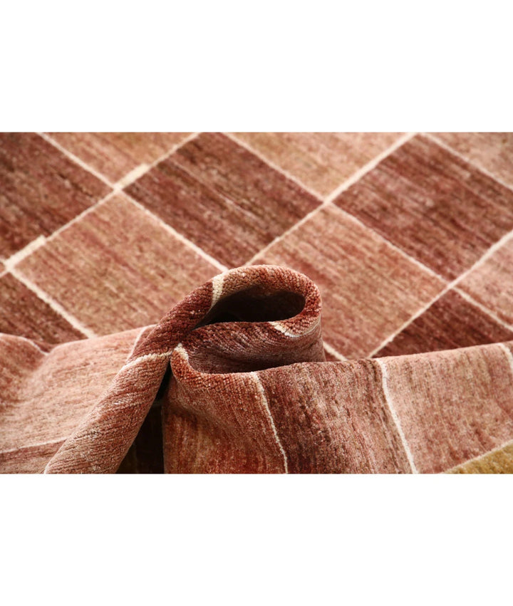 Afghan Modcar Rug 4' 10" x 6' 2" Hand-Knotted | No. AT52748