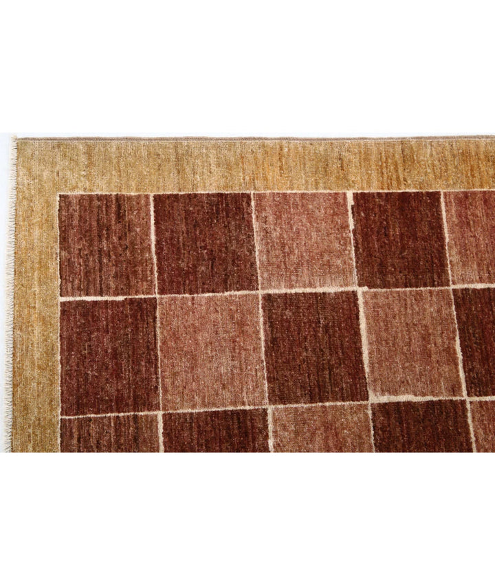 Afghan Modcar Rug 4' 10" x 6' 2" Hand-Knotted | No. AT52748