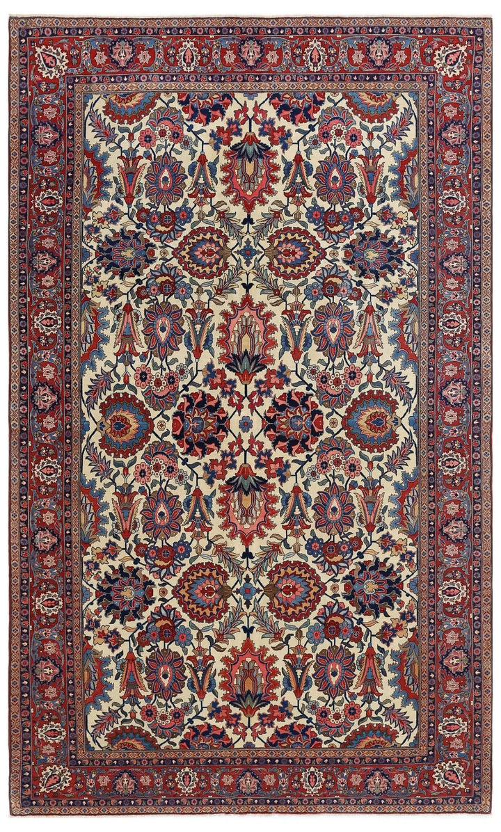 Persian Tehran Rug 6' 9" x 11' 0" Hand-Knotted | No. AT52751