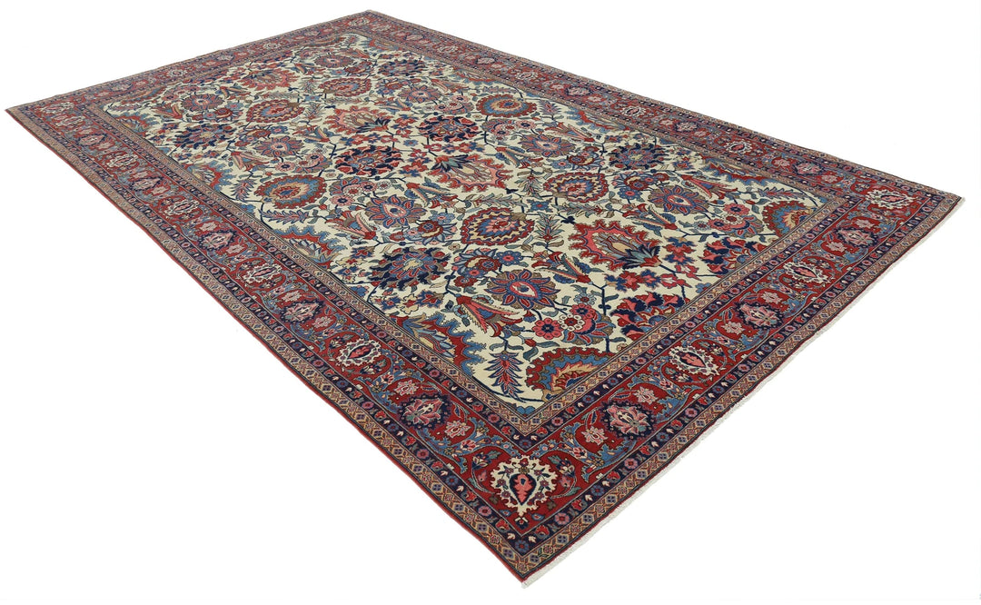 Persian Tehran Rug 6' 9" x 11' 0" Hand-Knotted | No. AT52751