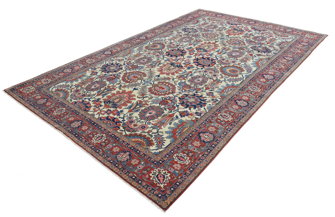 Persian Tehran Rug 6' 9" x 11' 0" Hand-Knotted | No. AT52751