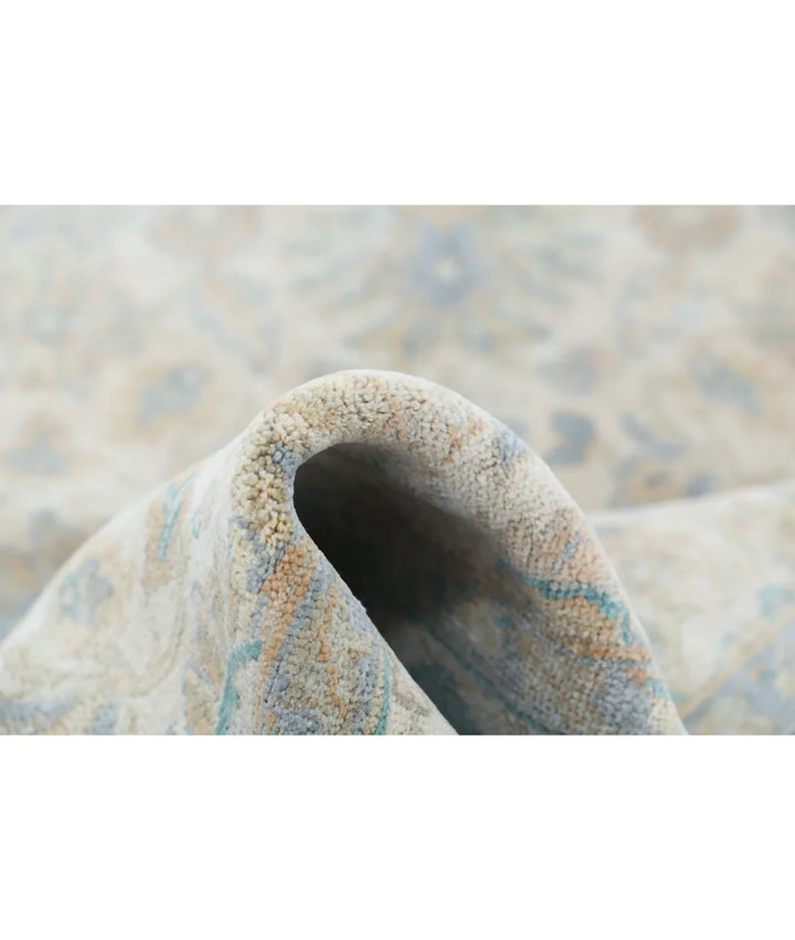 Indian Agra Rug 3' 11" x 6' 0" Hand-Knotted | No. AT52878