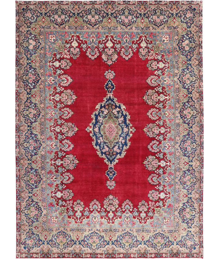 Persian Kerman Rug 9' 11" x 13' 9" Hand-Knotted | No. AT52880