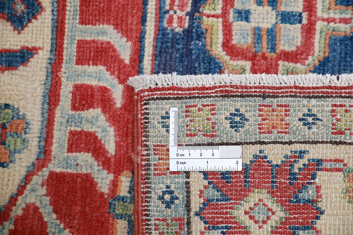 Afghan Kazak Rug 3' 3" x 5' 0" Hand-Knotted | No. AT53198