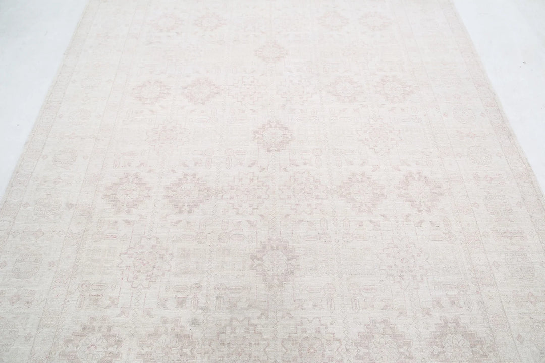 Afghan Serenity Rug 6' 1" x 8' 6" Hand-Knotted | No. AT53268