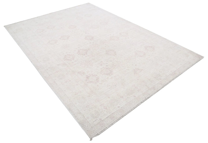 Afghan Serenity Rug 6' 1" x 8' 6" Hand-Knotted | No. AT53268