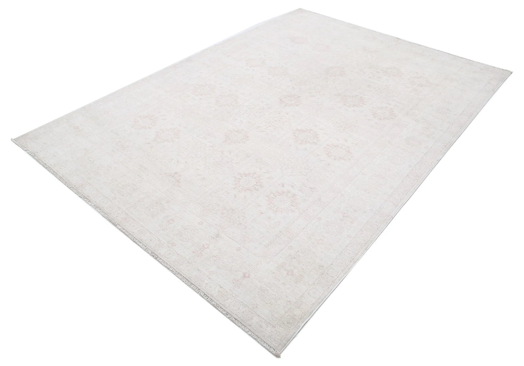 Afghan Serenity Rug 6' 1" x 8' 6" Hand-Knotted | No. AT53268