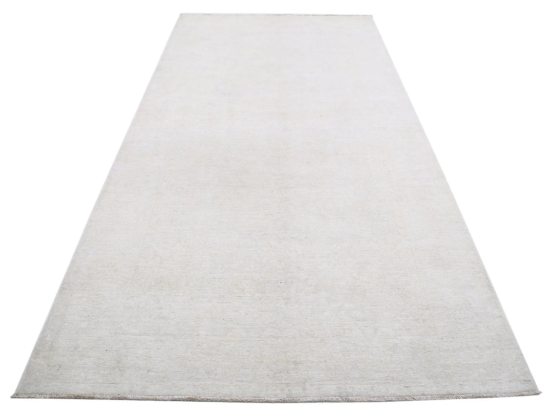 Afghan Tabriz Rug 4' 9" x 10' 9" Hand-Knotted | No. AT53502